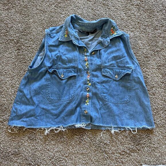 Whistles Jackets & Blazers - Whistles blue denim‎ vest with